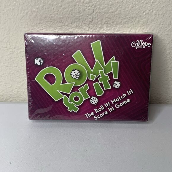 ROLL FOR IT!  Purple Edition - Brand NEW And SEALED - Card and Dice Game - Picture 1 of 2